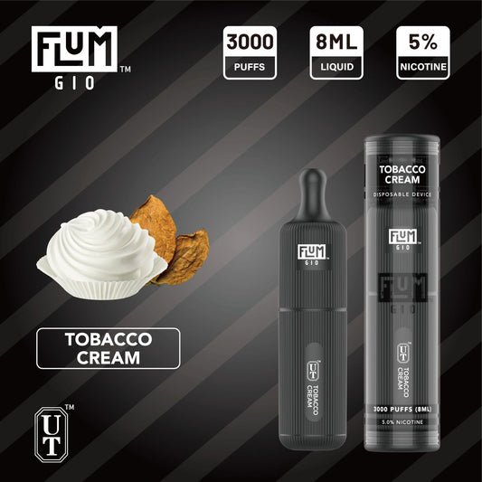 Flum Gio Tobacco Cream: A Perfect Balance of Rich Tobacco and Smooth Creaminess