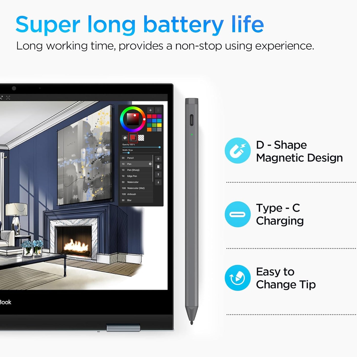 USI2.0 Stylus Pen for Chromebook