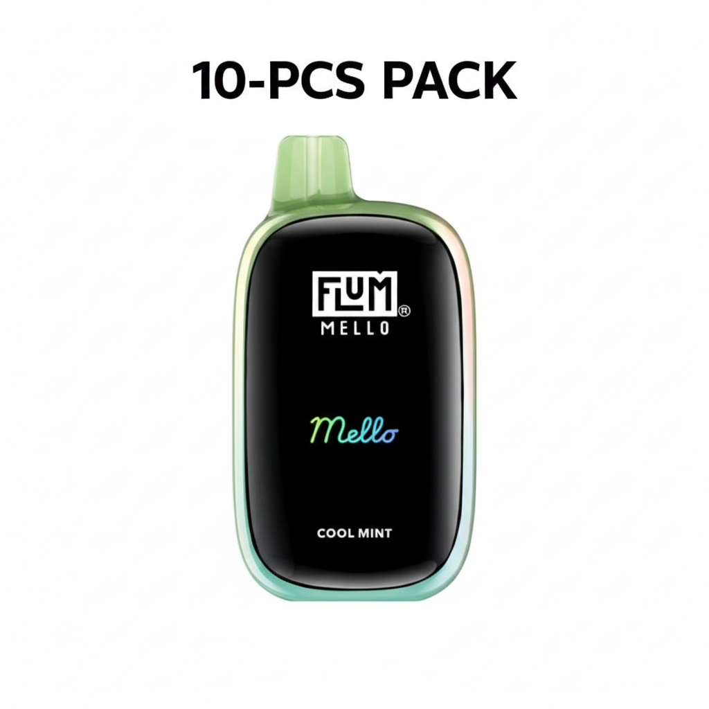 FLUM MELLO DISPOSABLE VAPE 5% NICOTINE - 10 PCS BUNDLE