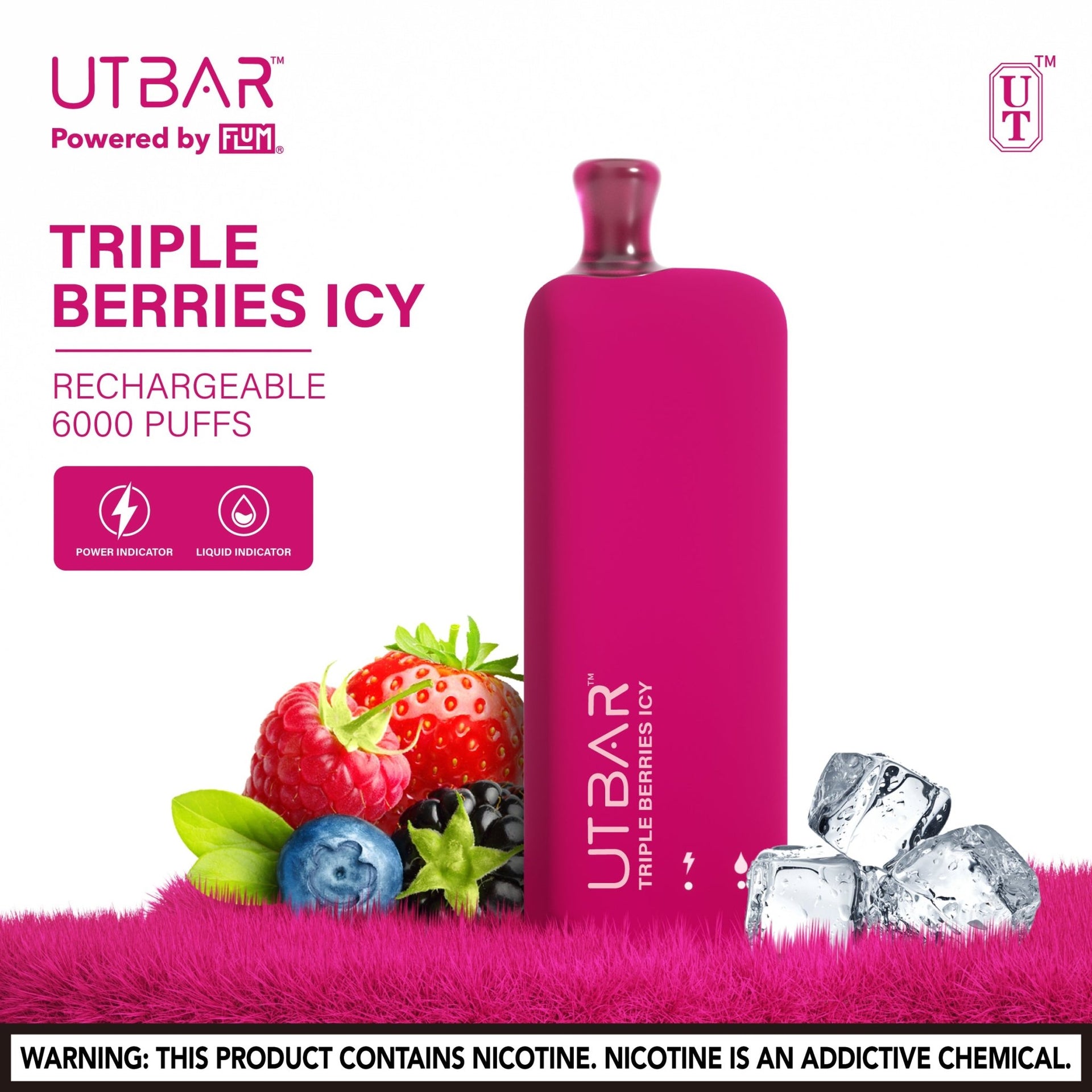 FLUM UT BAR 6000 Puffs Disposable - B & J Wholesale