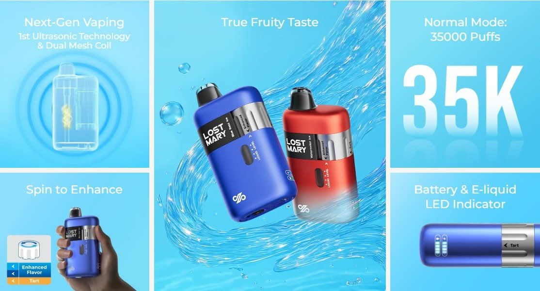 Lost Mary ULTRASONIC 35K - VapeOwls