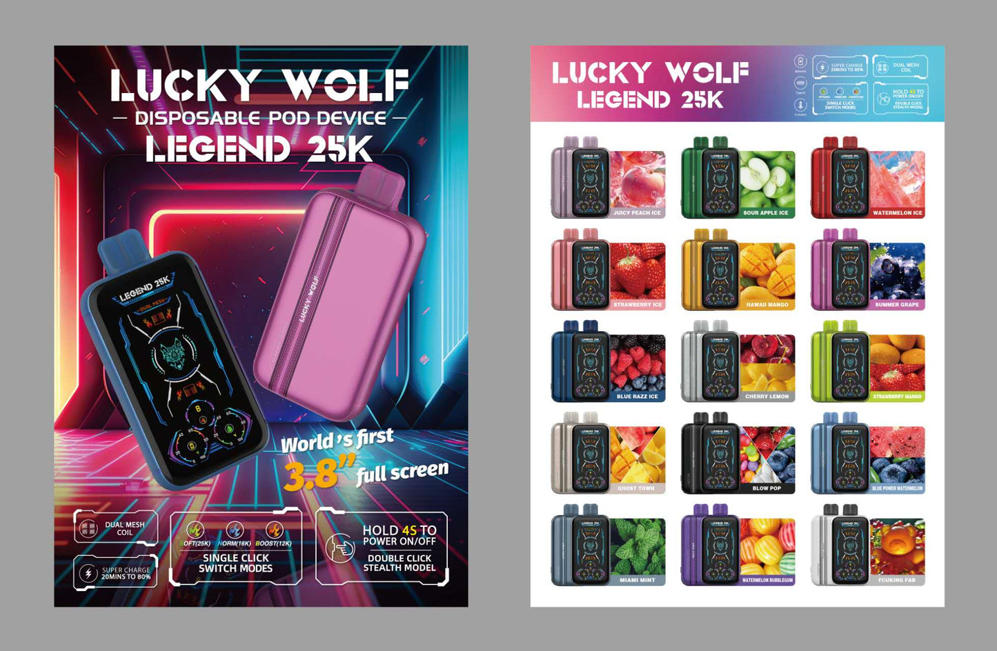 Lucky Wolf Legend 25K Disposable - product image 8