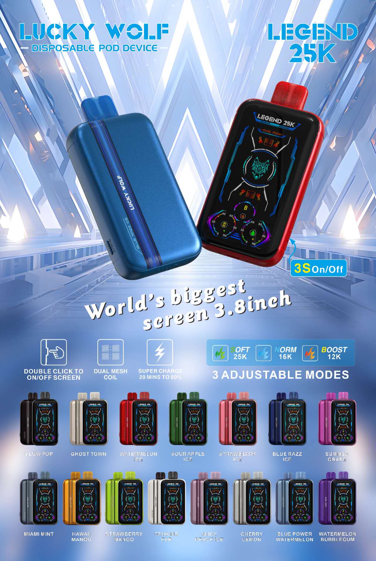Lucky Wolf Legend 25K Disposable - B & J Wholesale