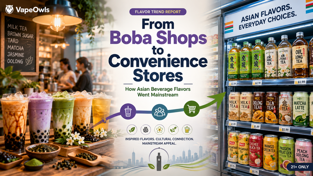 From Boba Shops to Convenience Stores: How Asian Beverage Flavors Went Mainstream