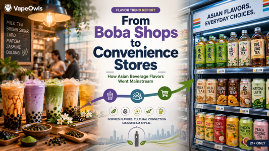 From Boba Shops to Convenience Stores: How Asian Beverage Flavors Went Mainstream