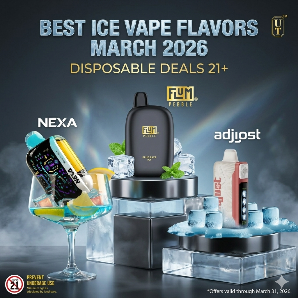 Blue Razz Ice disposable vape under 20