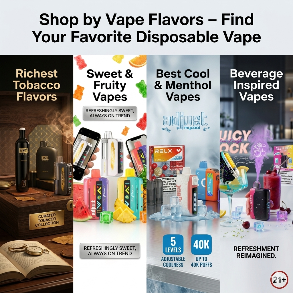 Shop by Vape Flavors – Find Your Favorite Disposable Vape
