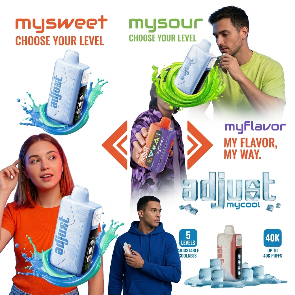 Adjust Disposable Vape 5 Percent Nicotine Collection at VapeOwls