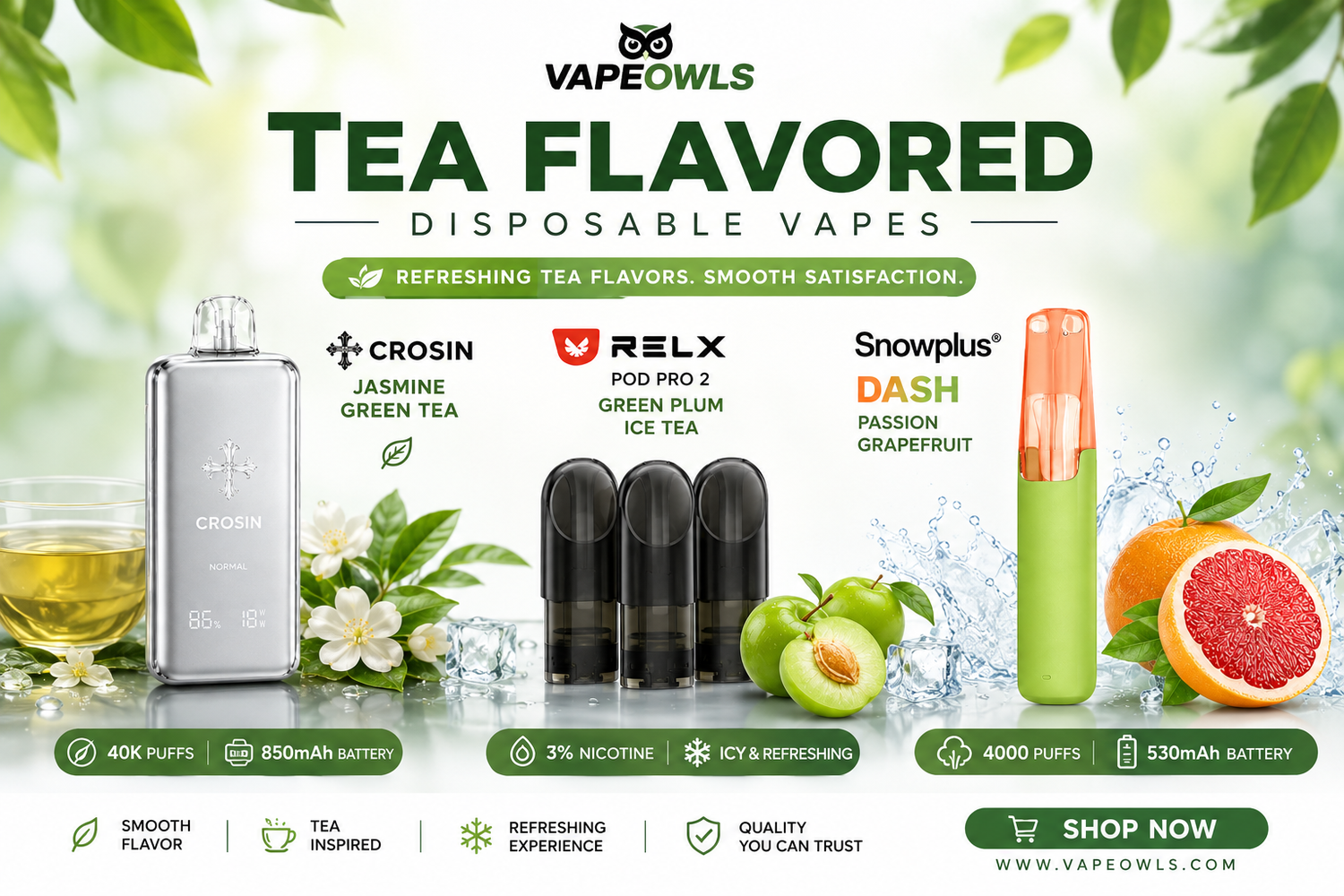Tea Flavored Disposable Vapes