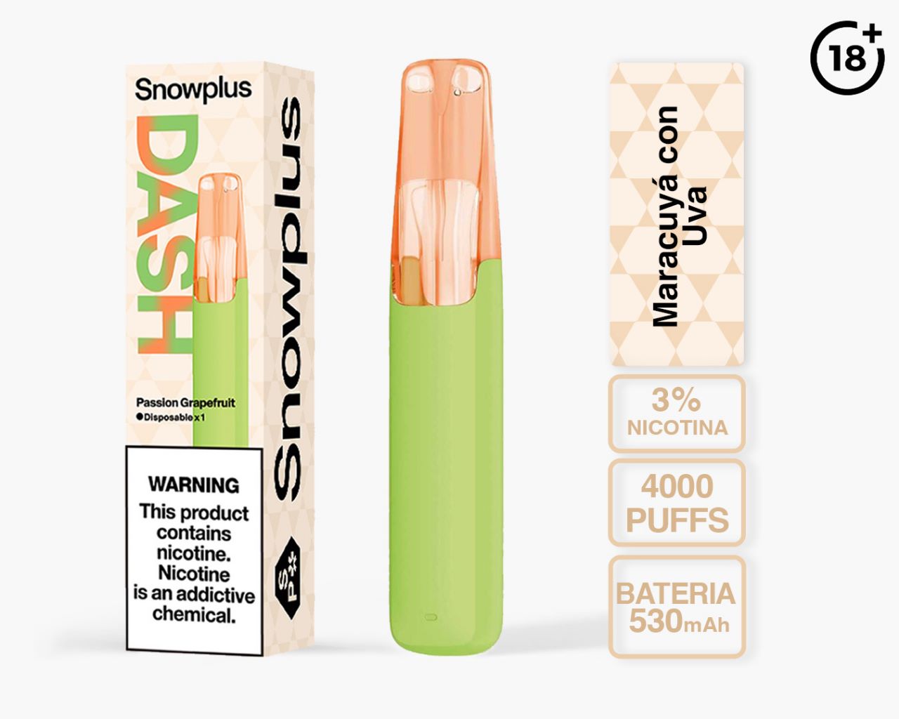 Snowplus DASH 4000 Disposable