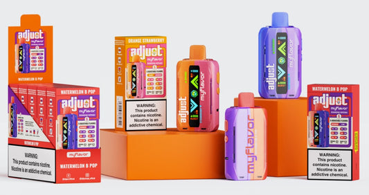 ADJUST MYFLAVOR 5-PACK BUNDLE-CUSTOM FLAVOR CONTROL DISPOSABLE VAPE SET