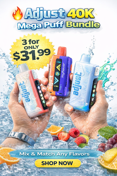 Adjust 40K Vape Bundle | MyCool + MyFlavor + MySweet 3 for $31.99