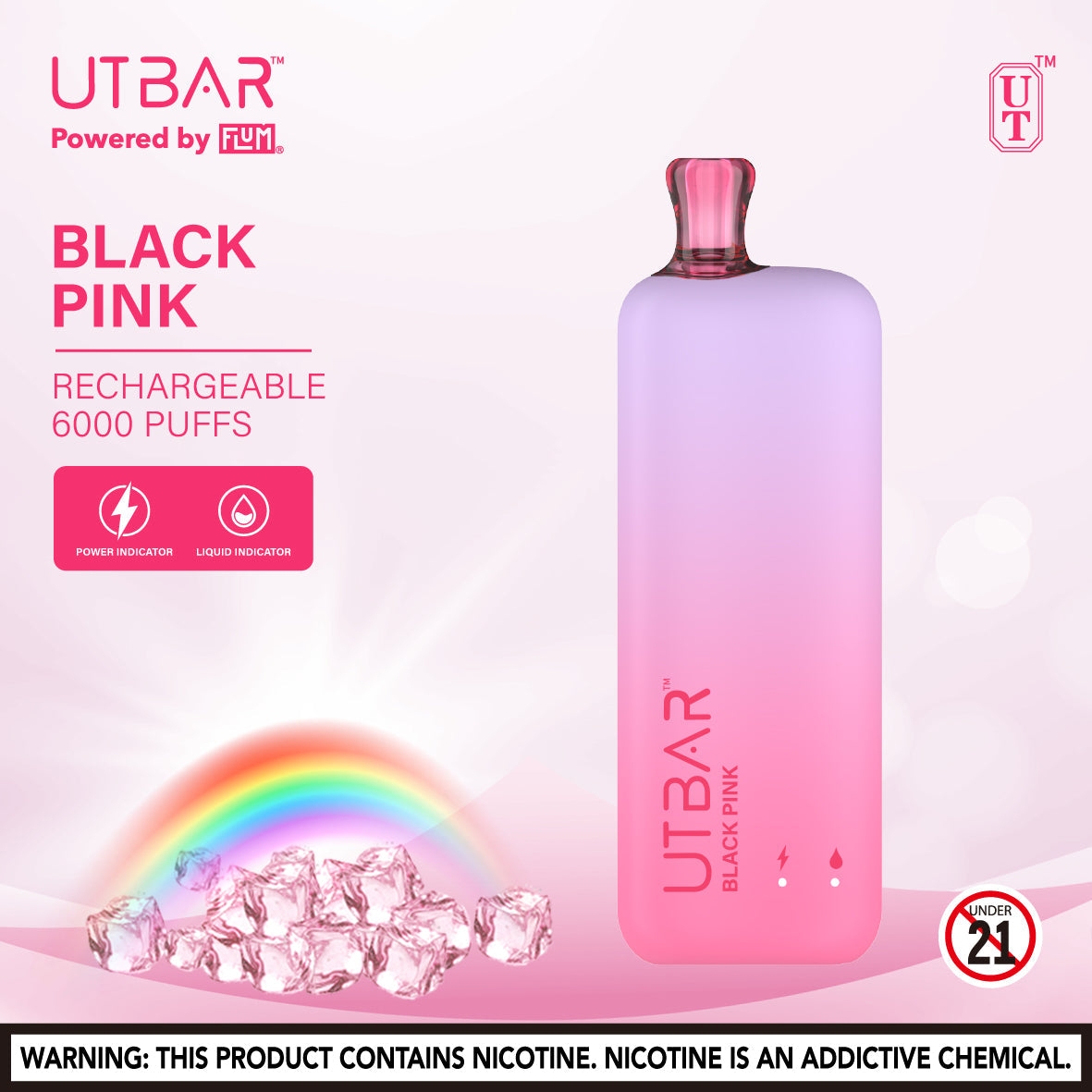 FLUM UT BAR 6000 Puffs Disposable