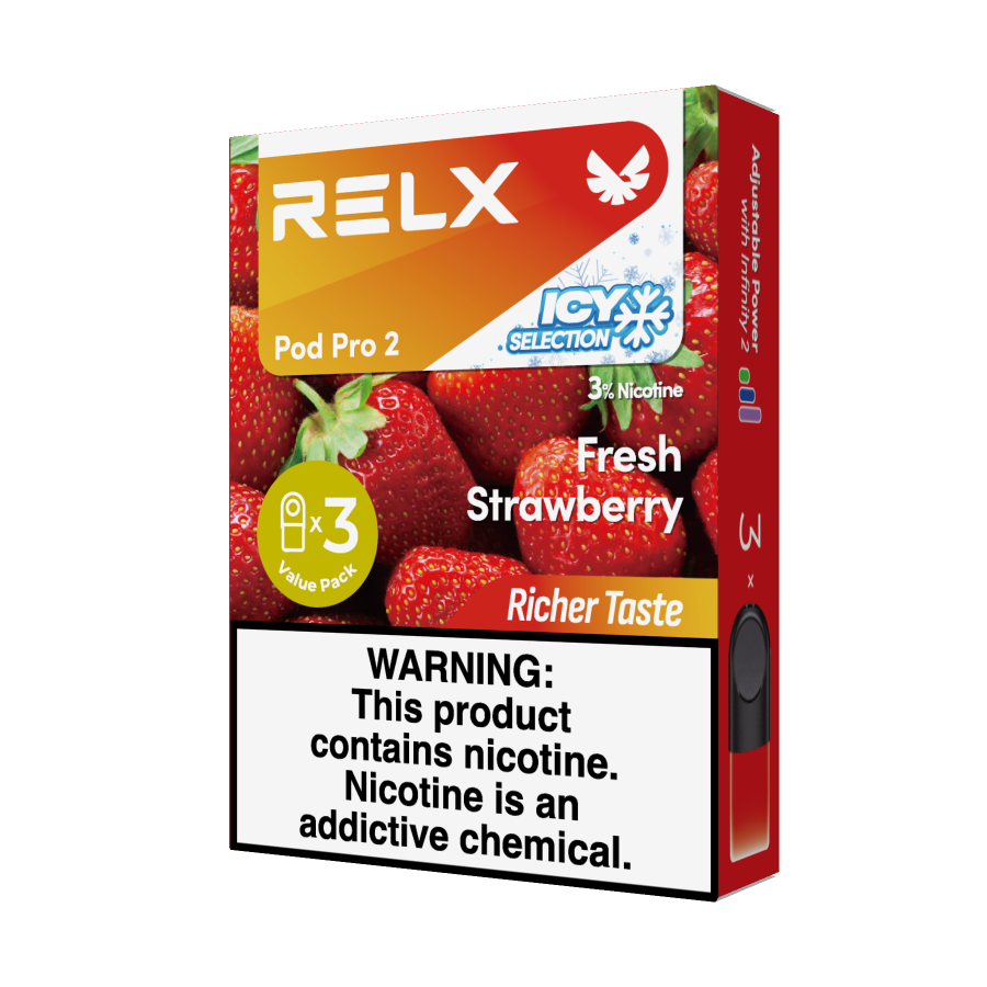 RELX Pod Pro 2 (3-Pack)  Designed Exclusively for RELX Infinity 2 (6th Generation)