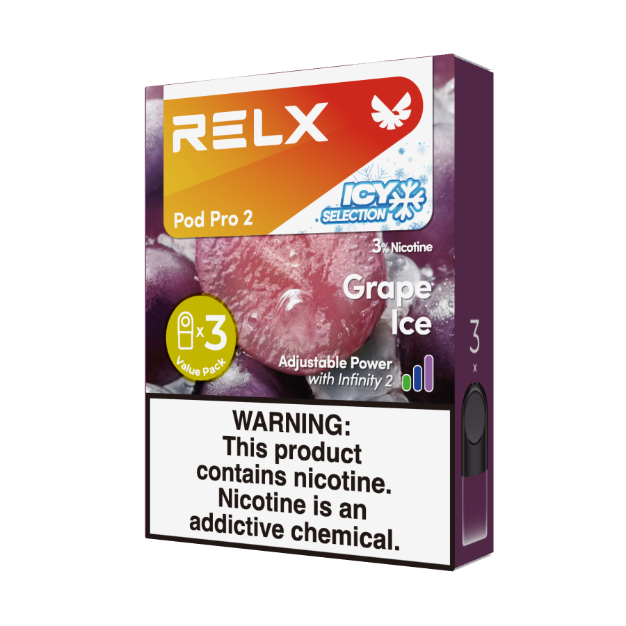 RELX Pod Pro 2 (3-Pack)  Designed Exclusively for RELX Infinity 2 (6th Generation)