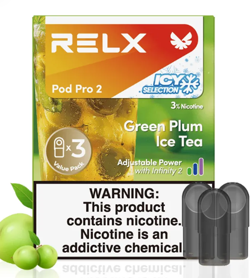 RELX Pod Pro 2 (3-Pack)  Designed Exclusively for RELX Infinity 2 (6th Generation)