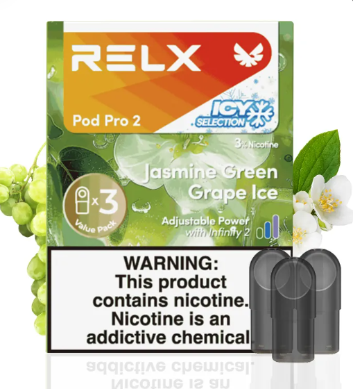 RELX Pod Pro 2 (3-Pack)  Designed Exclusively for RELX Infinity 2 (6th Generation)