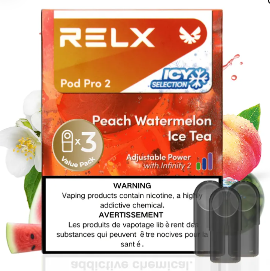 RELX Pod Pro 2 (3-Pack)  Designed Exclusively for RELX Infinity 2 (6th Generation)
