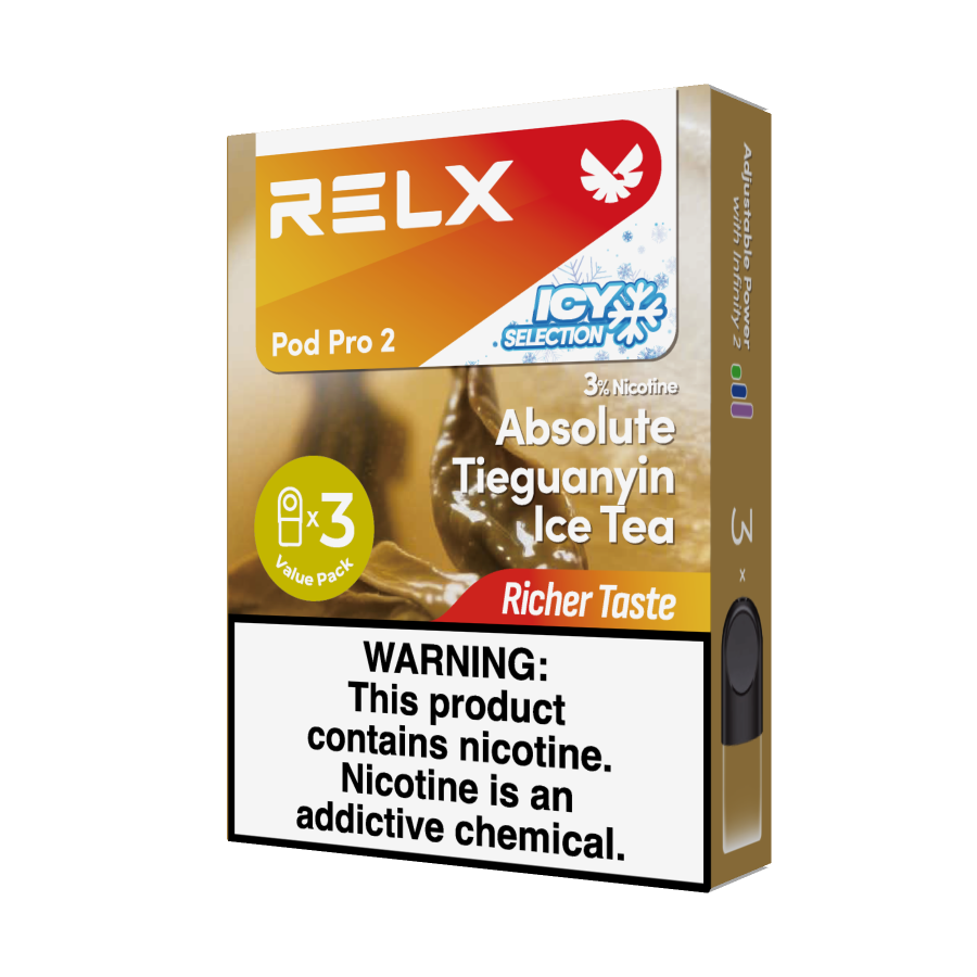 RELX Pod Pro 2 (3-Pack)  Designed Exclusively for RELX Infinity 2 (6th Generation)