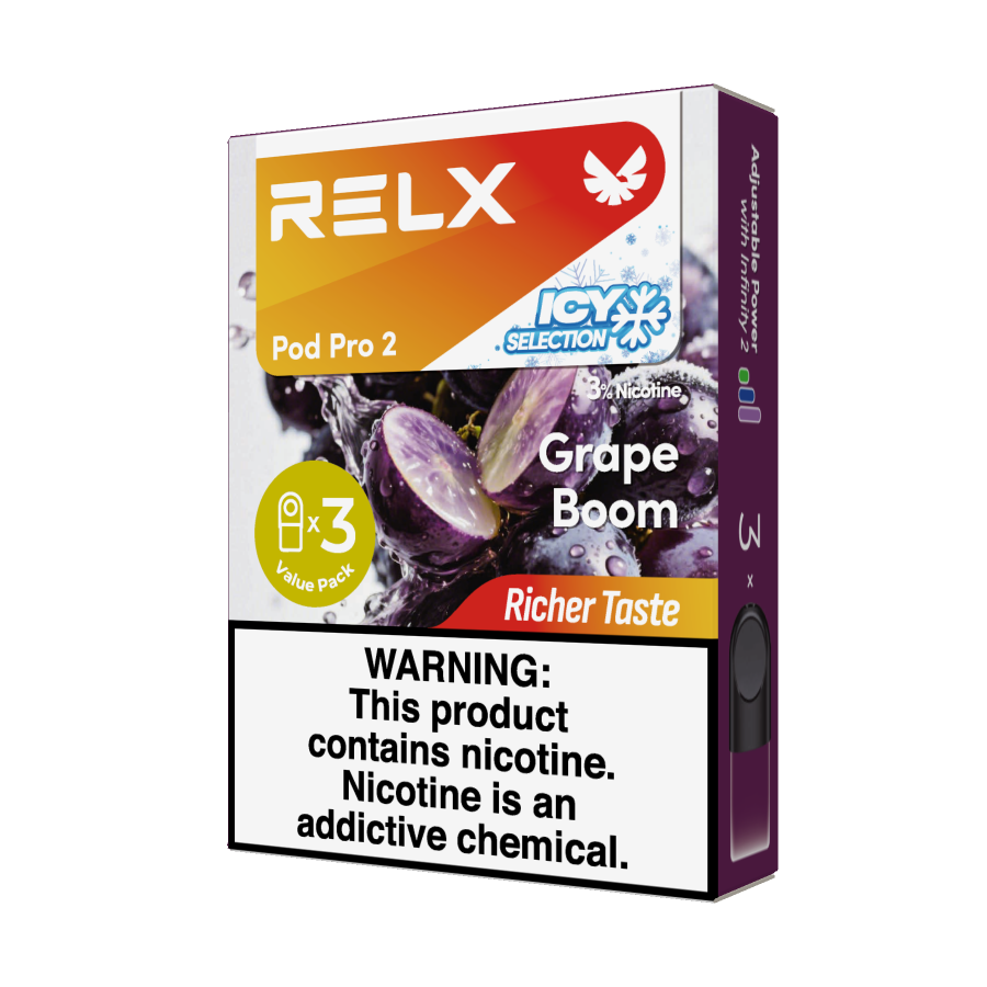 RELX Pod Pro 2 (3-Pack)  Designed Exclusively for RELX Infinity 2 (6th Generation)