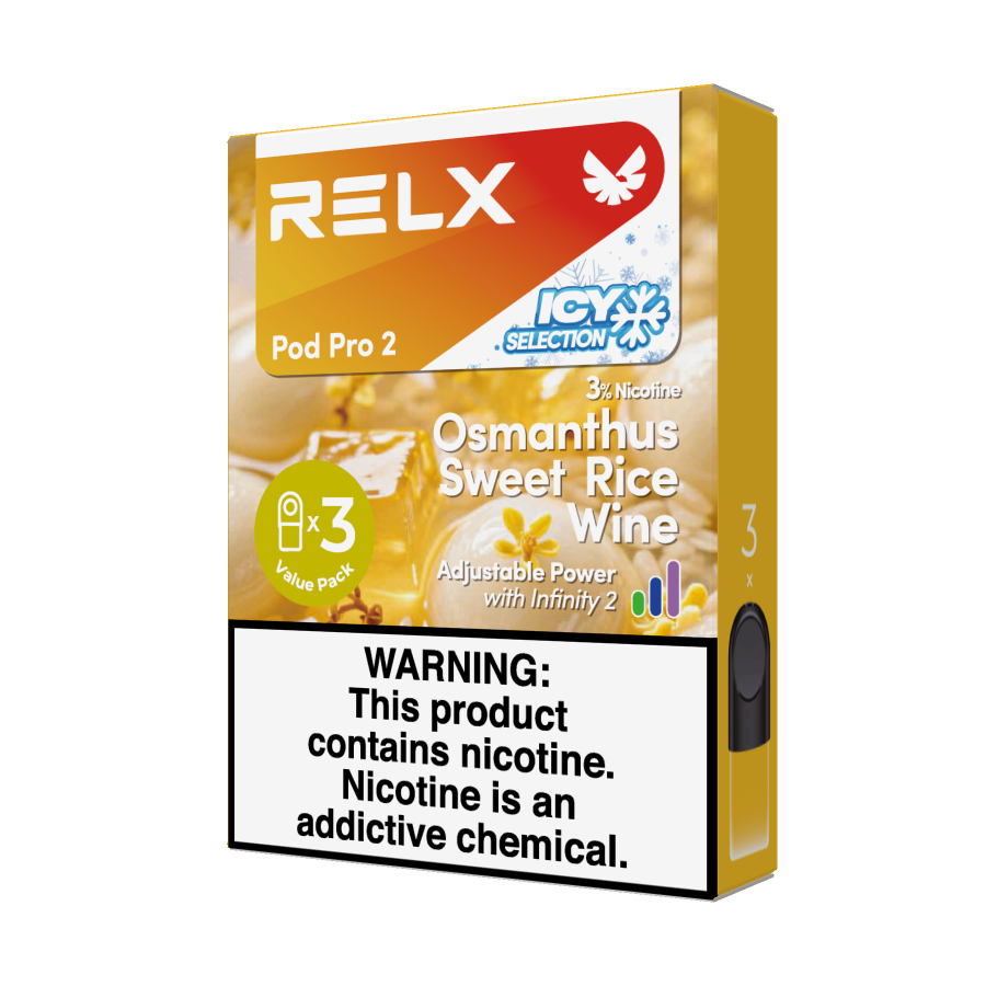 RELX Pod Pro 2 (3-Pack)  Designed Exclusively for RELX Infinity 2 (6th Generation)