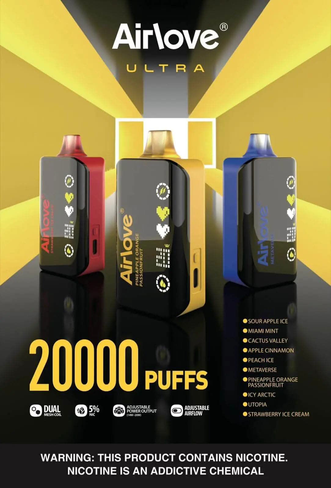 AIR LOVE ULTRA 20K - VapeOwls