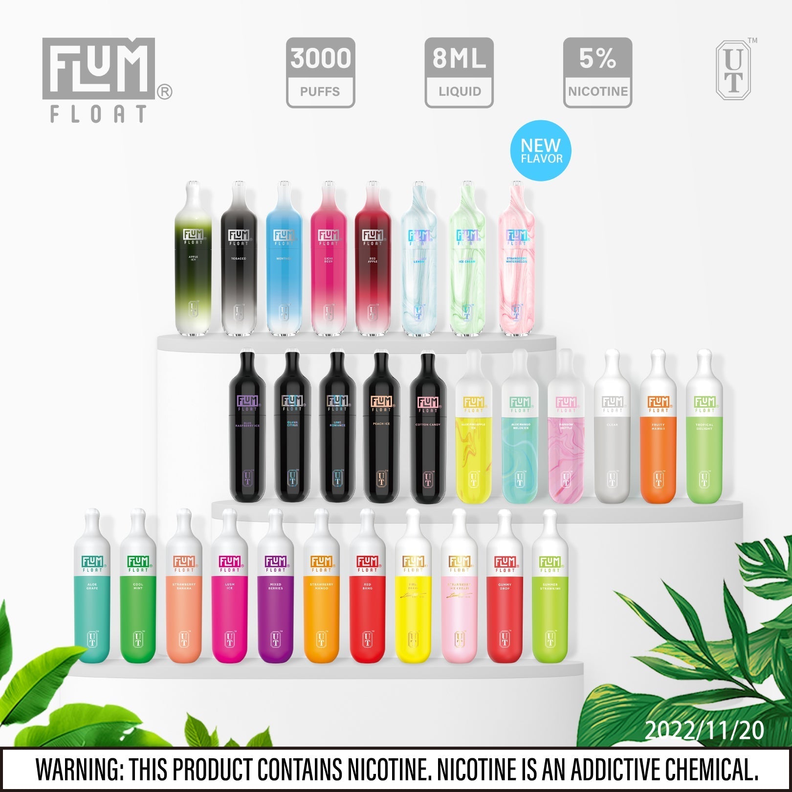 FLUM FLOAT 3000 Puffs Disposable - B & J Wholesale