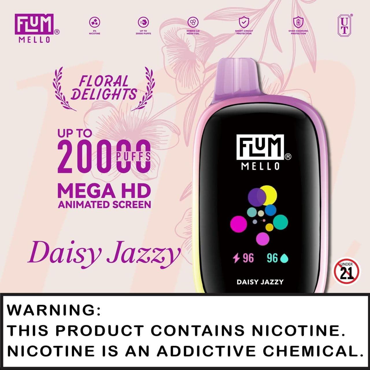 FLUM MELLO DISPOSABLE VAPE 5% NICOTINE - VapeOwls