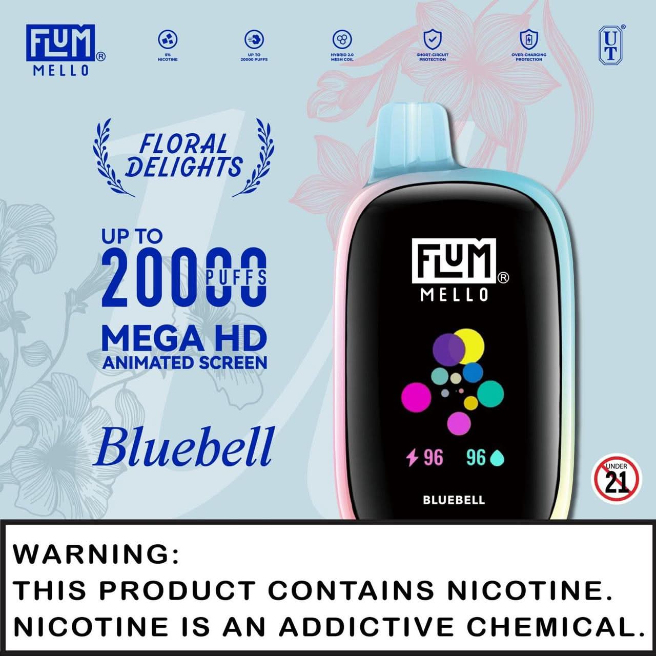 FLUM MELLO DISPOSABLE VAPE 5% NICOTINE - VapeOwls