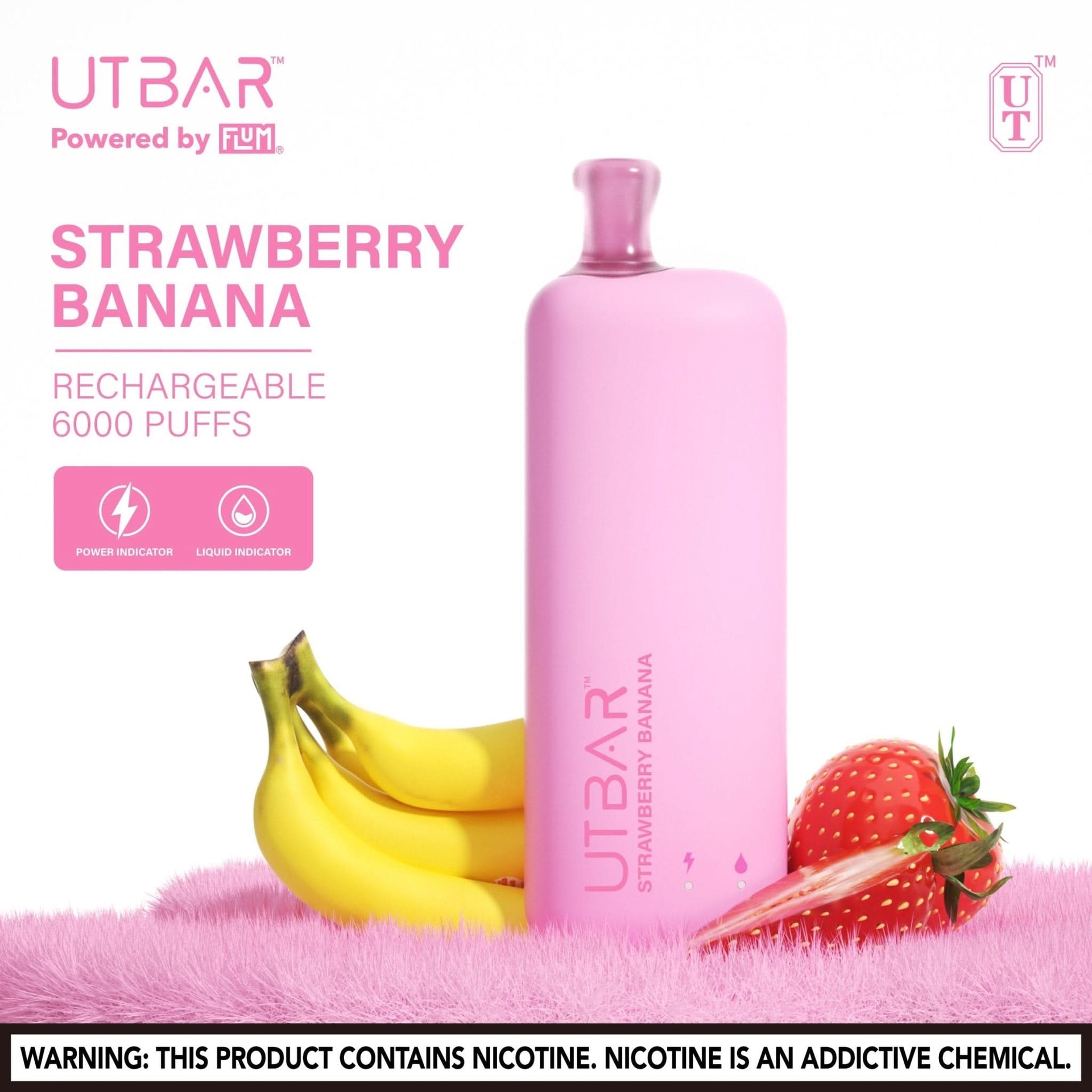 FLUM UT BAR 6000 Puffs Disposable - VapeOwls