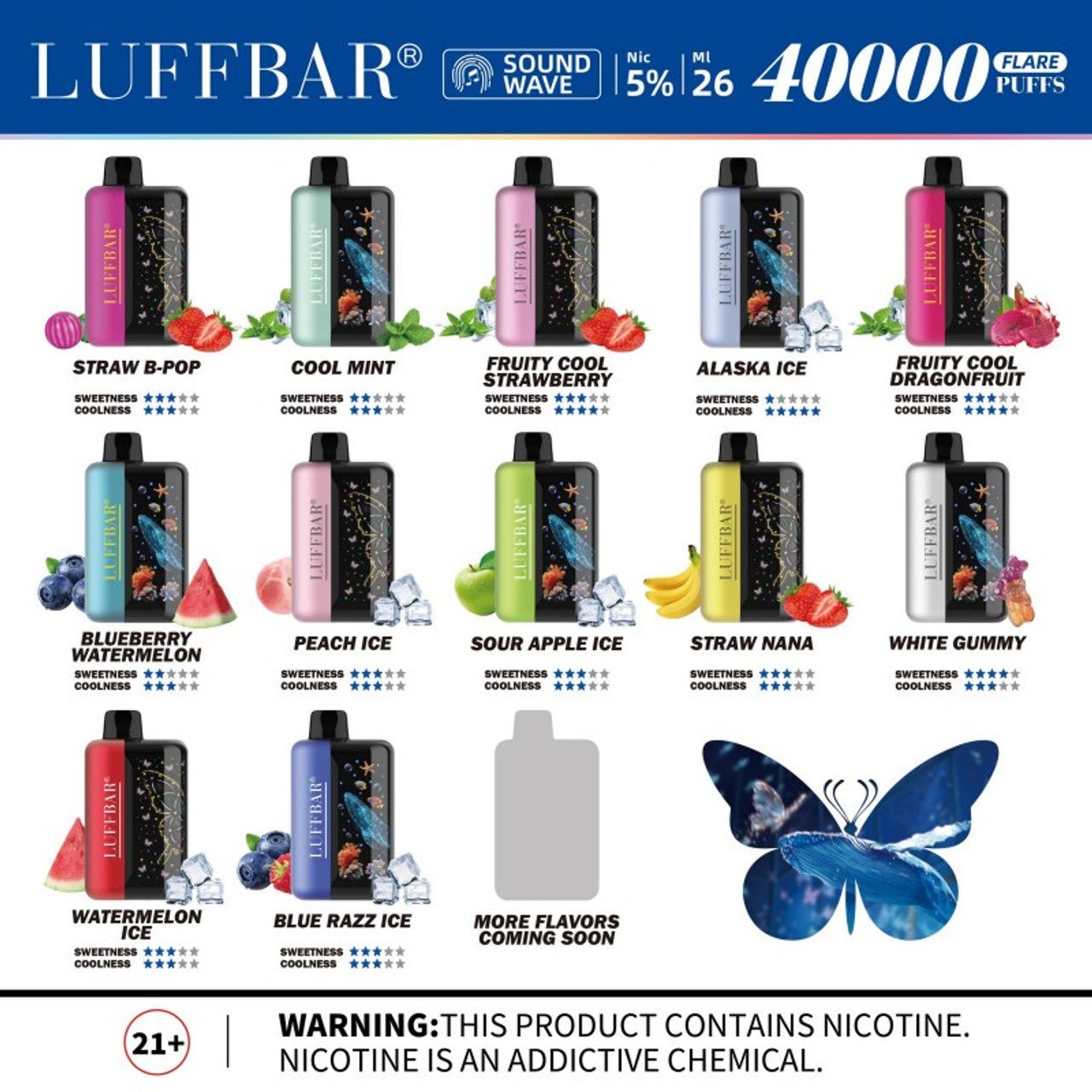Luff Bar FLARE 40K Disposable - B & J Wholesale
