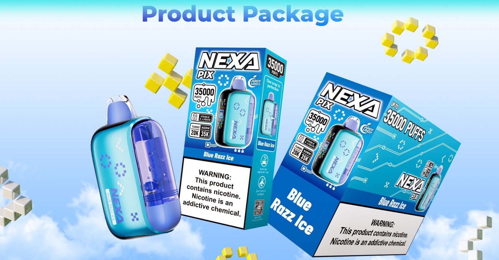 NEXA PIX 35K Disposable Vape – 35,000 Puffs, Rechargeable - B & J Wholesale
