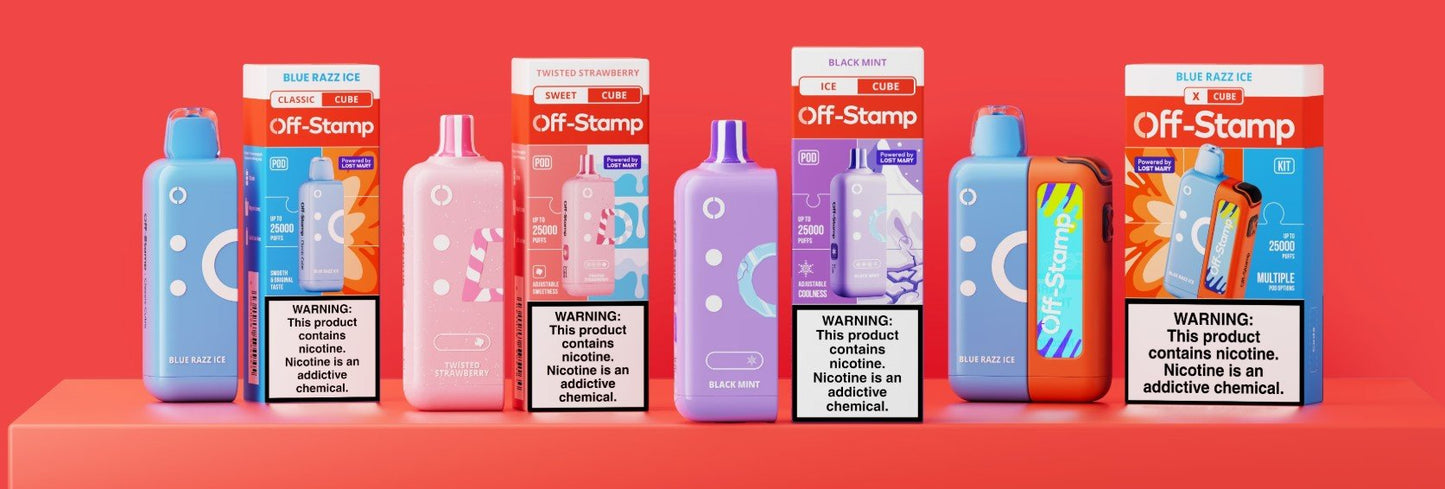 Off - Stamp X - Cube 25000 Disposable - B & J Wholesale