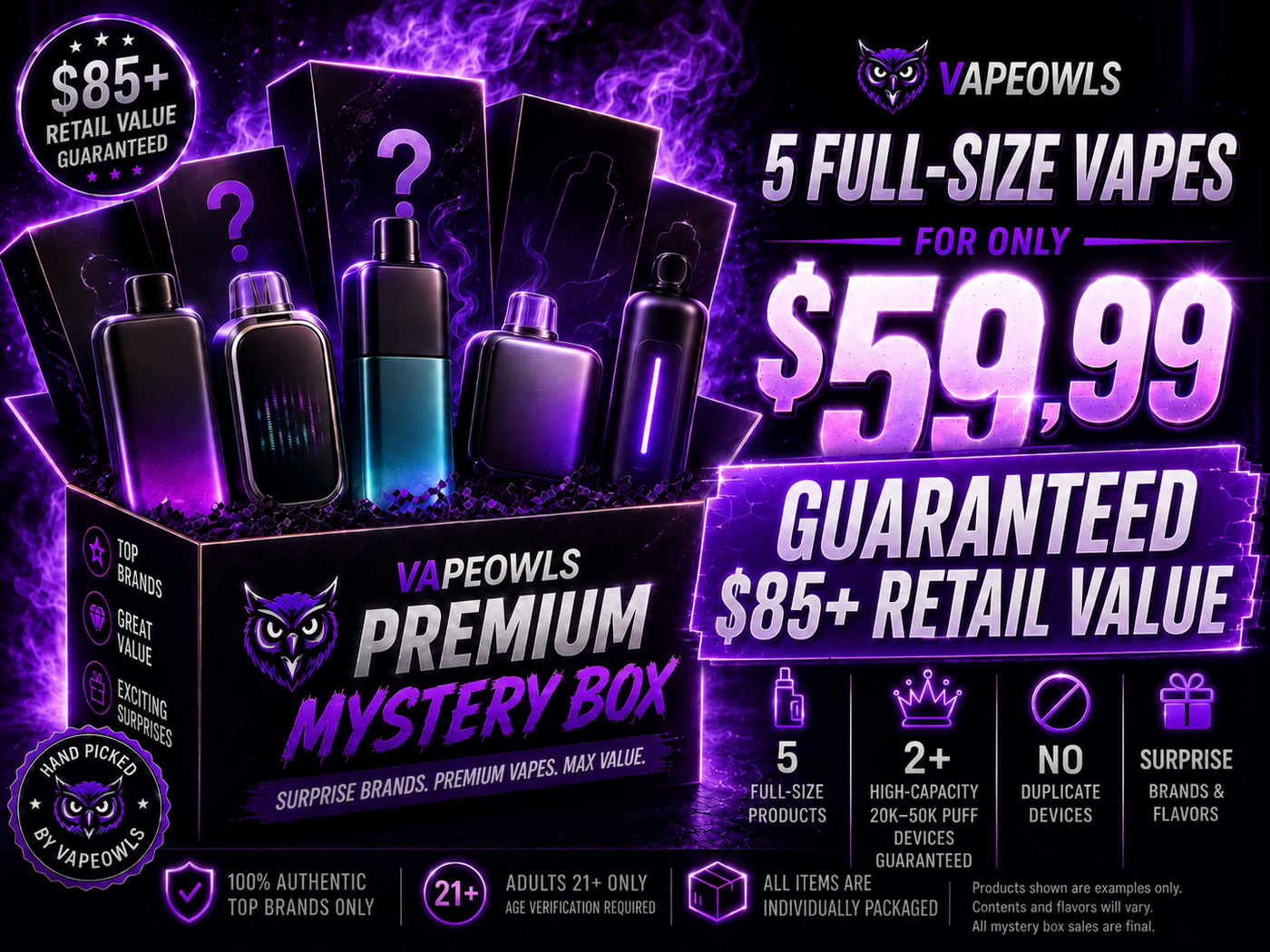 Owl Mystery Box