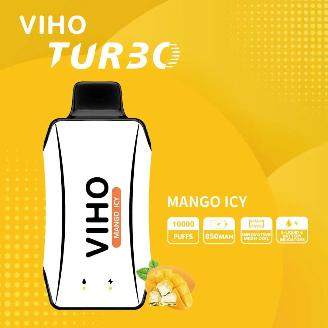 VIIHO Turbo 10K Puffs Disposable Vape Mango Icy - VapeOwls