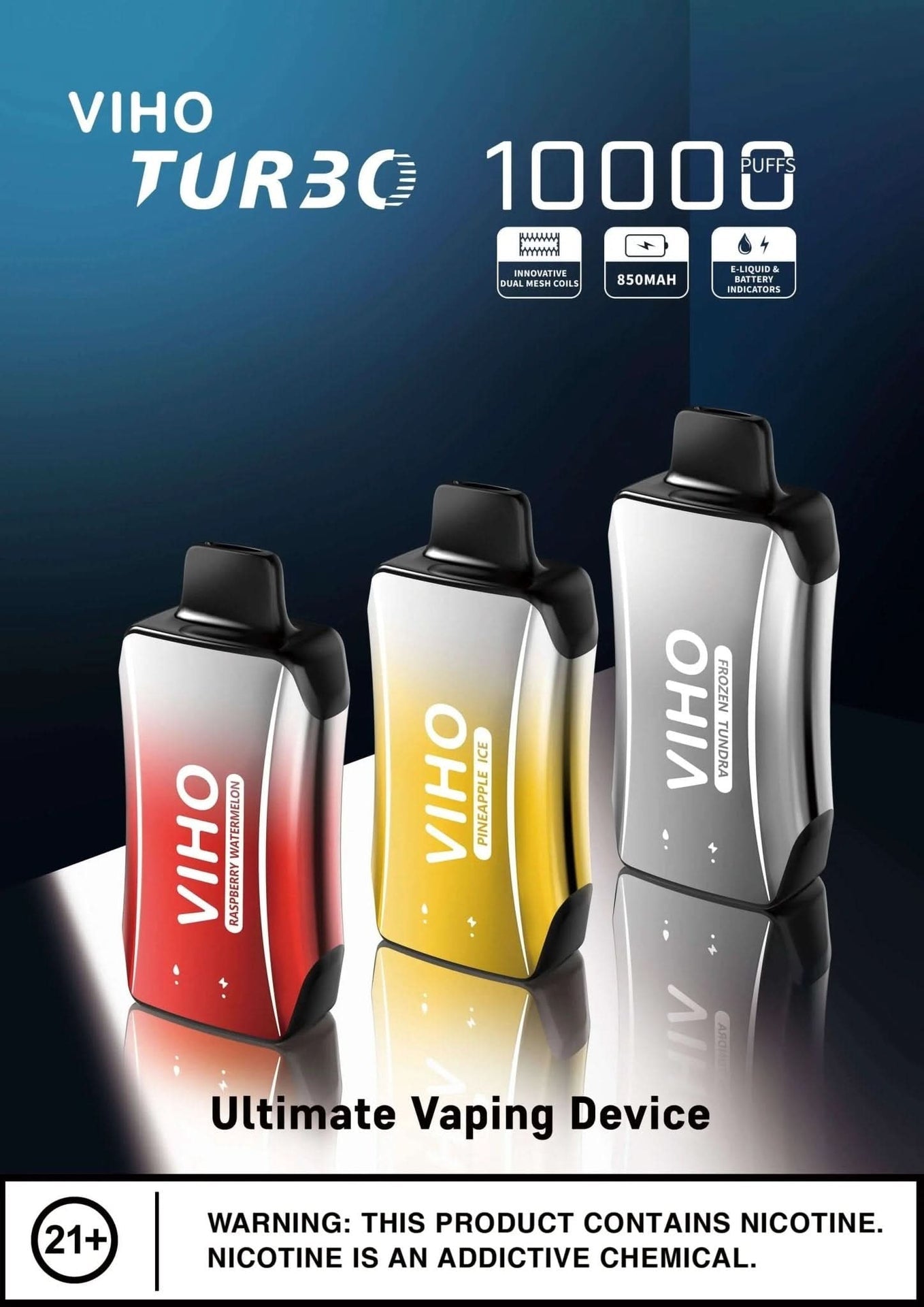 VIIHO Turbo 10K Puffs Disposable Vape - VapeOwls