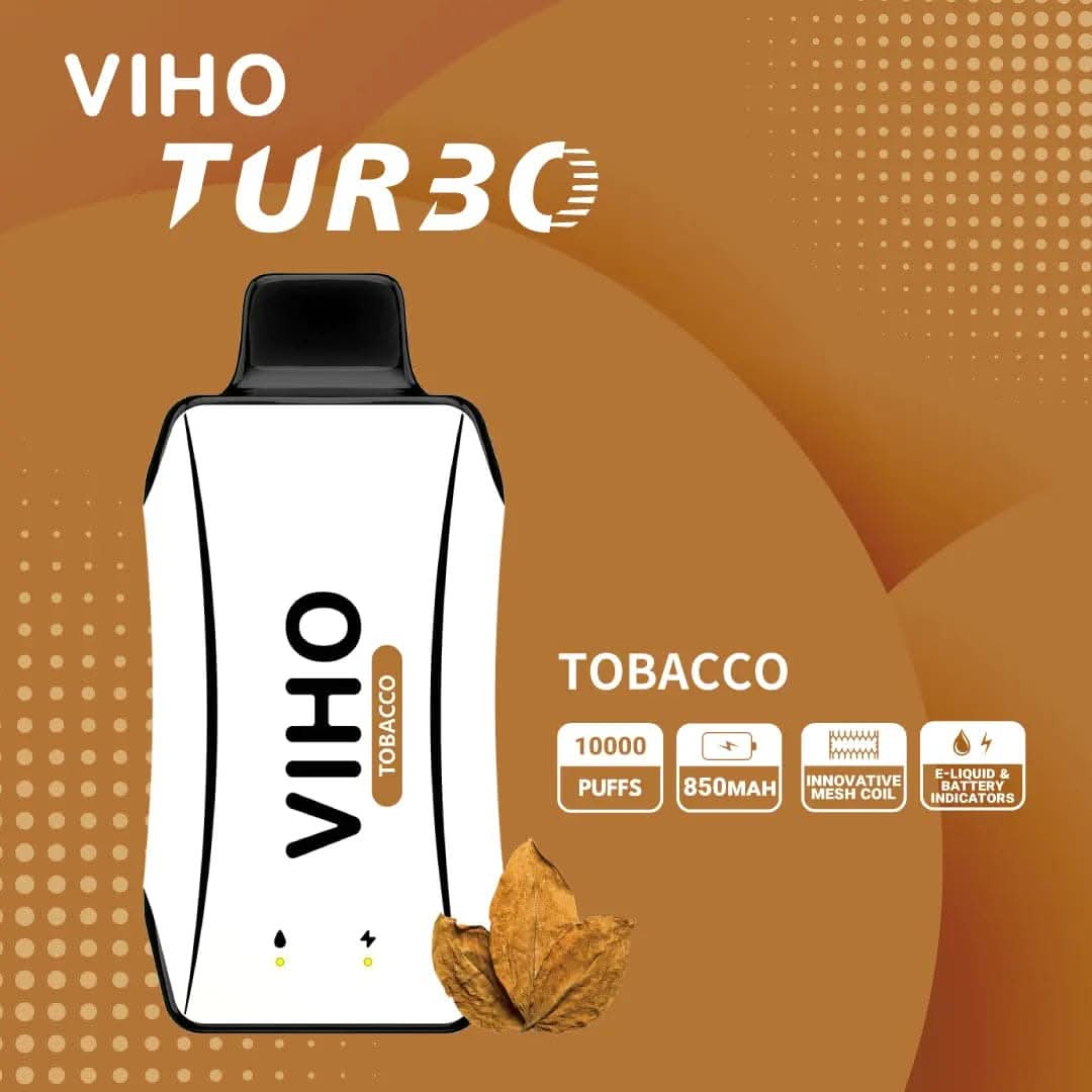 VIIHO Turbo 10K Puffs Disposable Vape Tobacco - VapeOwls
