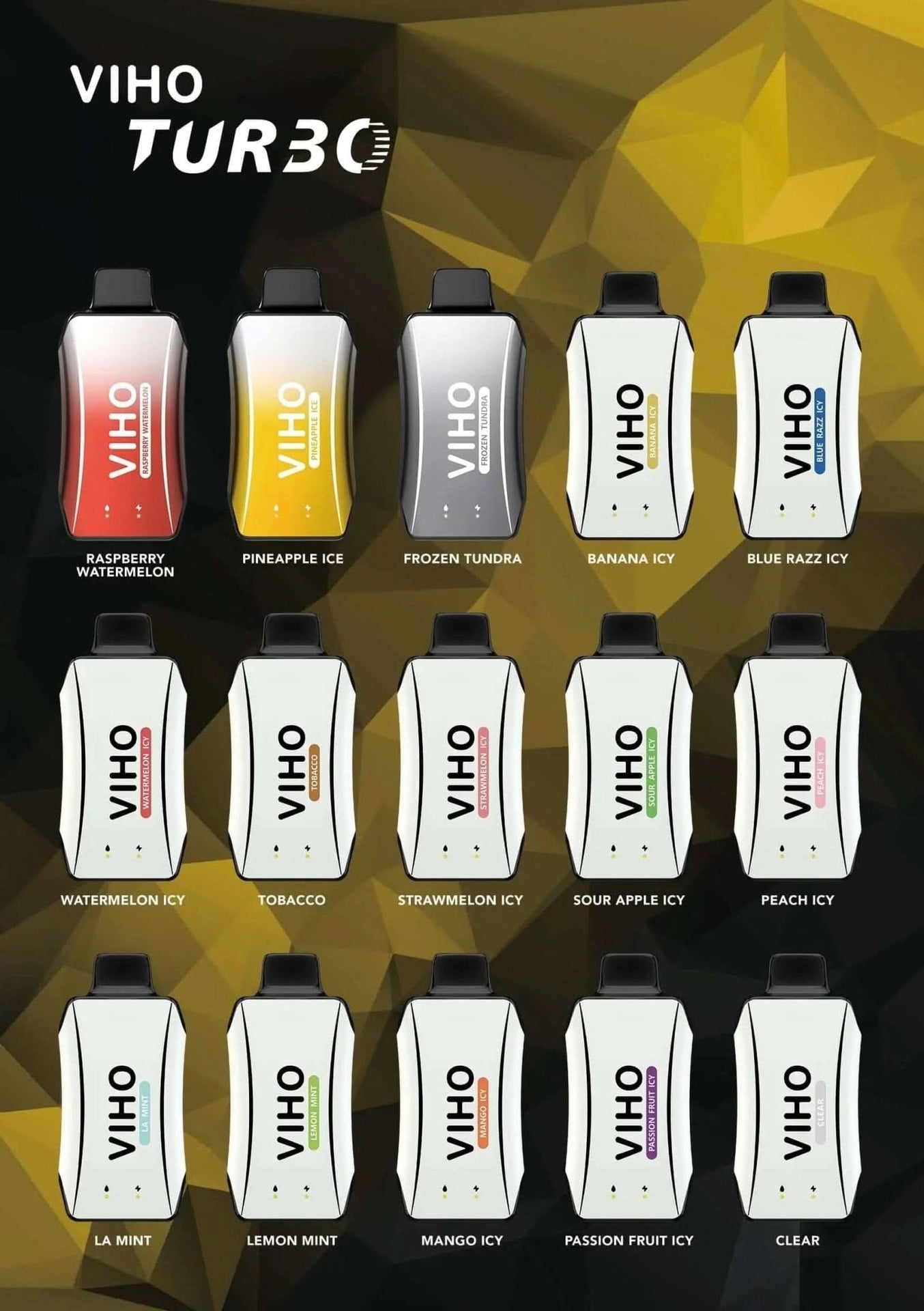 VIIHO Turbo 10K Puffs Disposable Vape Flavors - VapeOwls