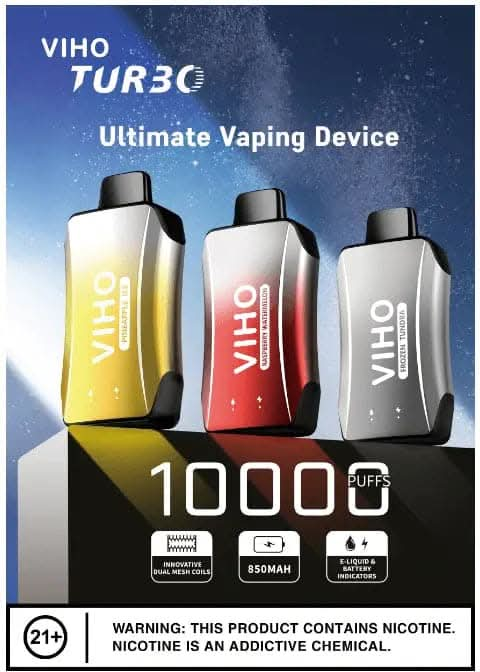 VIIHO Turbo 10K Puffs Disposable Vape - VapeOwls